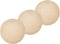 Amazon Basics 3-Pack Glow Toy Dog Balls, 2.5-Inch, Beige