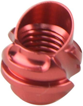 HNZMDY 37/45 3 Degree Aluminum Hooded Peep Sight Compound Bow Housing Aperture Kit with Size Inner Core