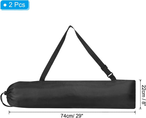 28x8 Inch 2 Pack PATIKIL Camp Chair Replacement Bag, Nylon Folding Camping Chair Carry Bag Tripod Case Bag with Handle