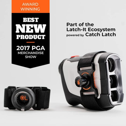 Frogger Golf Magnetic Rangefinder Holder for Carts, Adjustable Mount Strap with Strong Magnets, Golf Course Accessories