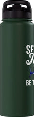 Tuna Fishing Gear Sea the Tuna Be the Tuna Fishing Stainless Steel Insulated Water Bottle