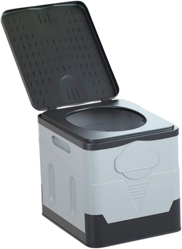 Garneck Portable Folding Toilet for Camping Compact Travel Potty Lid Emergency Outdoor
