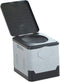 Garneck Portable Folding Toilet for Camping Compact Travel Potty Lid Emergency Outdoor