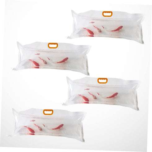 HMIASFMK 4pcs Packing Packing Fish Cayout Fish Clear Fish Fish Transporting Bag Seafood Bag Pouch Live Fish