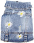 Pet Clothes Denim Dog Costume Summer Cowboy Vest, Daisy Shirt Jeans Jacket for Chihuahua and Yorkies (XXL)
