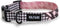 Wolfgang Premium Adjustable Dog Training Collar - Made in USA, HoundsPink Print for Small Medium Large Dogs (5/8 Inch x