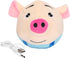 Zerodis Pet Bouncing Ball Toy, Cartoon Pig Electric Sound Ball, Washable Clothes for Indoor Dog Cat Kitten Playing