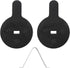 Keenso Bike Brake Pads Set, Shock Proof Resin Semi-Metal Disc Brake Pads Accessory (LE-21R)