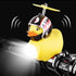 Kids Lovely Yellow Duck Bike Bell, Rubber Bicycle Horn with LED Light - for Children and Adults Outdoor Sport