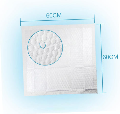 BATHVEVE 10Pcs Disposable Pet Pads Incontinence Pads for Elders Changing Mats Absorbent Multi Use for Diapers Menstrual
