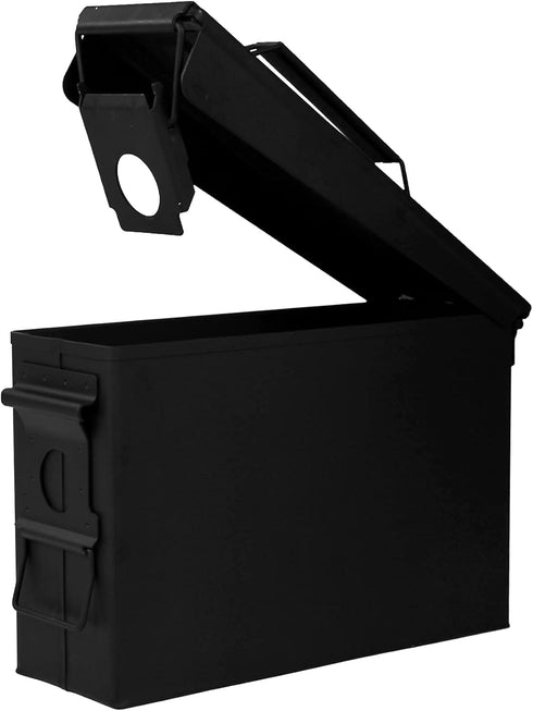GUGULUZA .30 Cal Metal Ammo Can, Lockable Waterproof & Airtight Ammo Storage Case for Shotgun, Rifles, Pistols