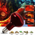 Infrared Heat Lamp Bulbs 75W 2 Pack - Red Basking Spot Light Bulb for Reptiles like Bearded Dragon, Turtle, Snake, with