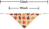 Thanksgiving Dog Bandana, Fall Autumn Reversible Triangle Bibs Scarf for Dogs, Cats, and Pets
