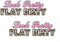 2 Look Pretty Play Dirty Vinyl 9" Decals for 4x4 Offroad Truck