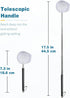 Pawfly Tiny Aquarium Shrimp Net, Extendable Stainless Steel Handle, Fine Mesh for Debris Skimming