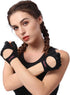 7150282 Anser Woman Half Finger Girl Short Fingerless Gloves for Indoor Yoga Gym Fitness Body Building Training