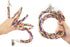 Bird Rope Perch Parakeet Toys, Spiral Bird Toy for Cockatiels, 43" & 13.7" Bird Bungee Rope Perches