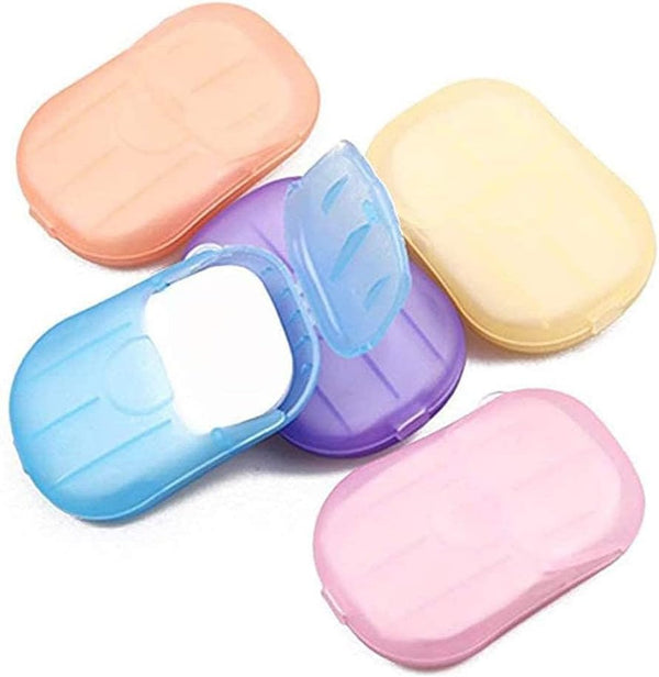 Fansoftiks 500 Sheets Colorful Disposable Soap Paper,5 Boxes Hand Cleaner Fragrance Mini Color