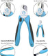 Cat Nail Clippers Set, Professional Grooming Tools for Cats' Nails, Safety Guard, Free Nail File, Razor Sharp Blades