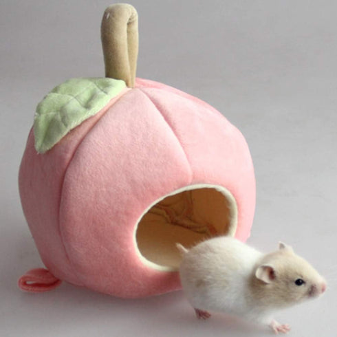 ANIAC Pet Winter Hanging Fruit House Hammock, Warm Bed Nest Accessories for Hamster, Guinea Pig, Hedgehog, Chinchilla