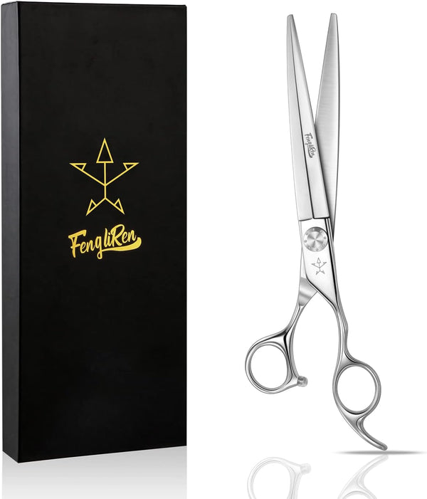 High-end Professional Dog Grooming Scissors, 7.5 Inch, Extremely Sharp, Advanced Stainless Steel Alloy for Dogs, Cats,