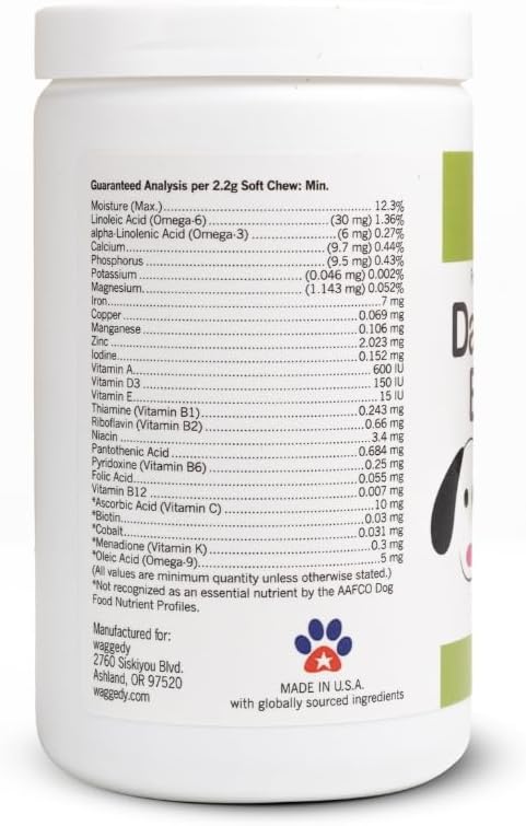 waggedy Daily Essentials Puppy — Full-Spectrum Functional Treats, Dog Supplements & Vitamins for Small or Large Breed