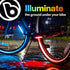 4 Brightz GoBrightz LED Bike Frame Light - LED Bike Frame Light for Night Riding - Modes for Flashing or Constant Glow