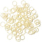 Pet Supply 200 Pack Tiny Rubber Bands for Dog Hair Ties, 3/8" Ivory Rubber Bands for Grooming, Bows, Braids