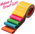 Fit Simplify 10 Inch Resistance Loop Exercise Bands, Set of 5, Assorted Colors
