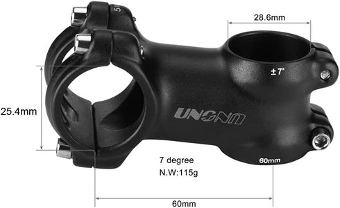 FOMTOR 31.8 Stem 60mm 70mm 80mm 90mm 7 Degree Light Weight Bike Handlebar Stem for MTB Road BMX