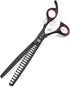 7.0 inches Professional Dog Grooming Scissors Set - Straight, Thinning, Curved, Chunkers 4pcs in 1 Set with Comb