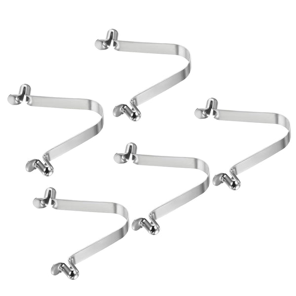 PATIKIL 8.5x6mm Kayak Paddle Snaps, 5 Pack Pole Push Button Spring Clips for Camping Awning Tent Poles