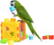 Bird Puzzles Training Block Toy, Educational Intelligence Development for Parrots, Budgies, Cockatiels, Conures, Finches
