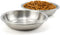 Stainless Steel Cat Bowls - Whisker Fatigue Relief Cat Food Dish, Metal Shallow Wide Plate for Pets