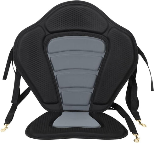 MSC Kayak Seat, Boat Seat Fishing Seat in Light Gray/Black for Comfort on the Water