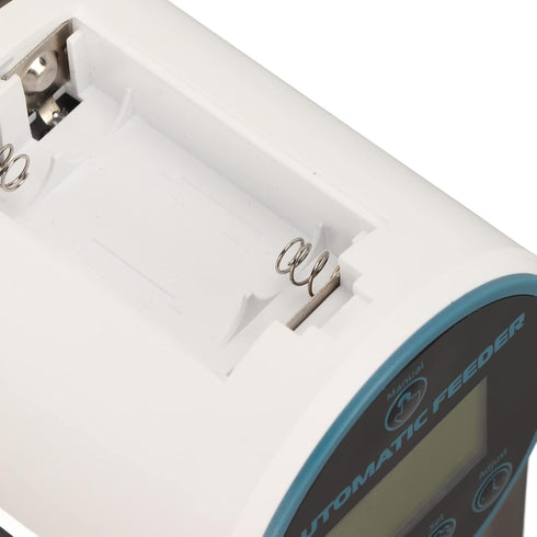 Automatic Fish Feeder, Quiet Waterproof Electric Auto Feeder, 200ml Intelligent Timer for Fish Pond Holiday