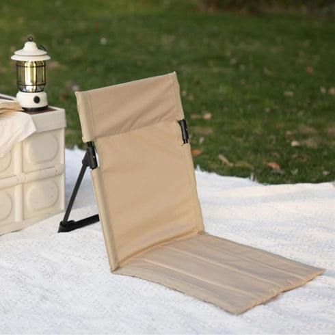 SwimmingPool Ultra-Light Folding Camping Chair with Backrest,Outdoors Relaxing Floor Seat for Beach Lawn Picnic Road