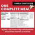 RecPak 3-Pack Performance Ultralight Instant Meals | 700 Cal 42g Protein I Vanilla Chai for Your Adventure