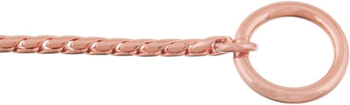 Alvalley Metal Chain Dog Show Collar, Pet Slip Collar for Shows, Fine Brass Snake Chain, Adjustable for All Dog Sizes
