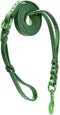 Howgo Leather Dog Leash 6ft - Lightweight Military Grade Heavy Duty Leash for Large, Medium, and Small Dogs
