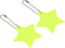 PATIKIL Safety Reflector Star Pendant, PVC Reflective Gear Keychain for Backpack Bag Jacket