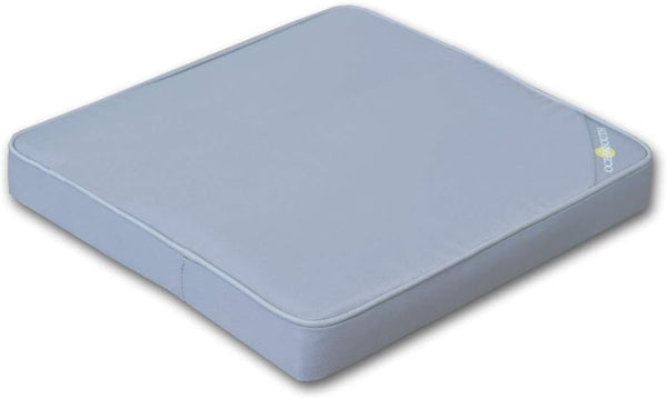 Oceansouth Boat Seat Cushion (Gray, Length 18" x Width 17" x Height