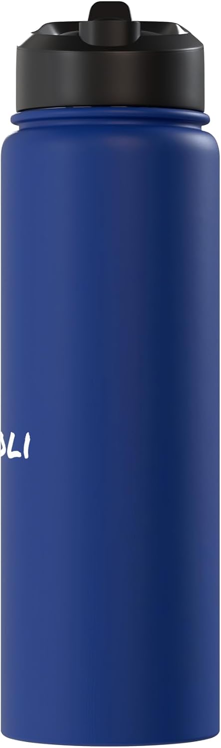 Fontastic Fun I Love Broccoli Stainless Steel Insulated Water Bottle