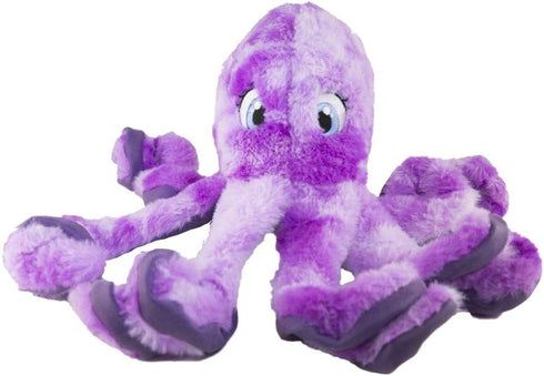 Kong SoftSeas Octopus, Super Soft Plush Dog Toy for Cuddling or Indoor Play - Small