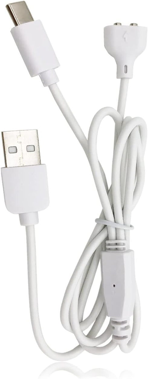 Yawpet Dog Shock Collar Replacement Charger, Delupet Dog Training Collar - 2-in-1 Magnetic USB C Charging Cable