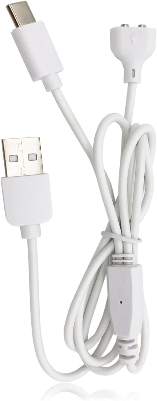 Yawpet Dog Shock Collar Replacement Charger, Delupet Dog Training Collar - 2-in-1 Magnetic USB C Charging Cable