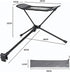 YWHWLX Outdoor Folding Chair Ottoman Portable Recliner Lazy Retractable Footstool Leg Rest Moon Chair Kit for Hiking