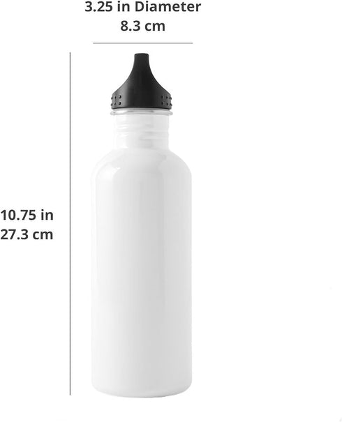 1.0L (34 oz) CafePress Kale Yeah Veggie Stainless Steel Water Bottle