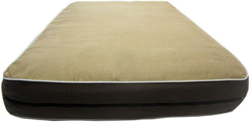 New Age Pet Large Dog Bed Cushion with Removable Cover, 21.3 in L x 33.1 in W x 3.5 in Thick Cotton