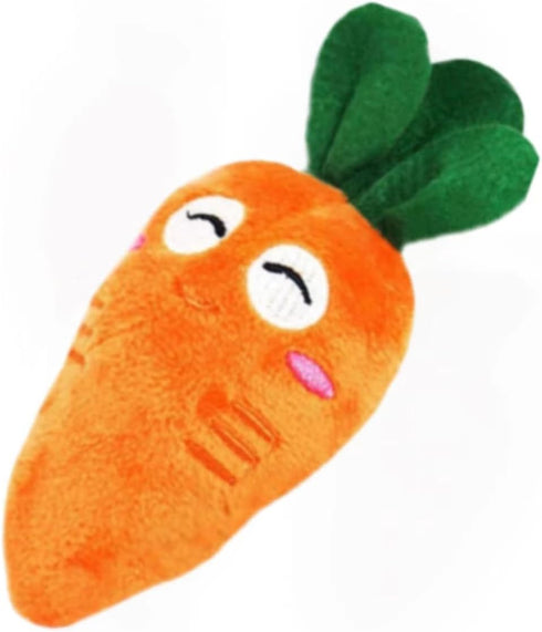 Katartizo 1 Pack Orange Soft Puppy Pet Supplies Cute Carrot Plush Chew Squeaker